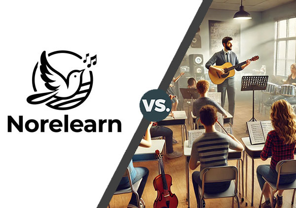 Formación musical tradicional vs Norelearn - ¡Aprende música hoy!